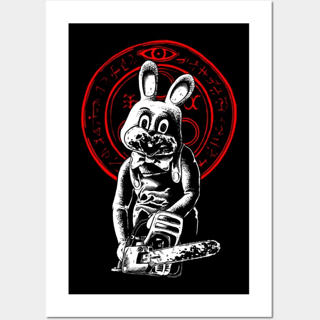 Robbie the Rabbit Wall Art by JonathanGrimmArt